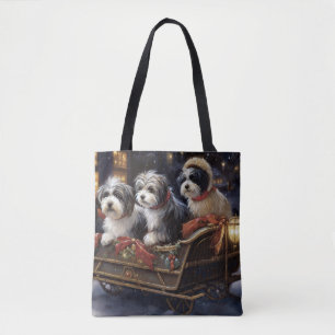 Tote Bag Période festive de Noël Havanais