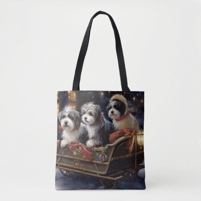 Tote Bag Période festive de Noël Havanais  (Devant)
