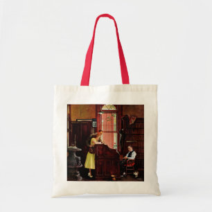 Tote Bag Permis de mariage par Norman Rockwell