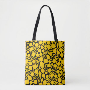 Tote Bag Perpetual Ant Farm v2 - Ambre sur noir