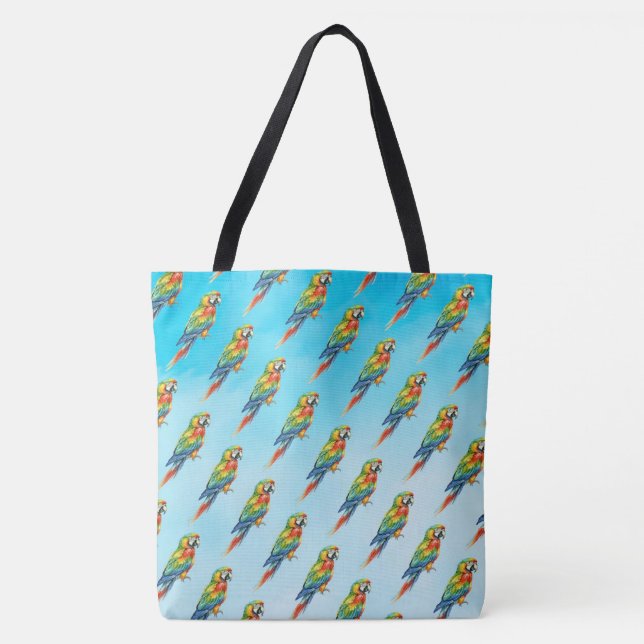 Tote Bag Perroquet (Devant)
