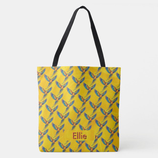 Tote Bag Perroquet (Devant)
