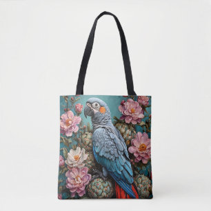 Tote Bag perroquet cacatoès