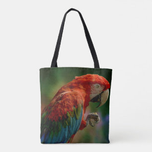 Tote Bag Perroquet coloré