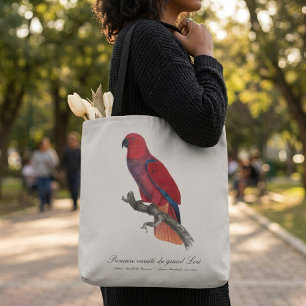 Tote Bag Perroquet éclectus de Vosmaer, Eclectus Roratus Vo