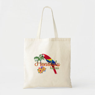Tote Bag Perroquet tropical d'Honolulu Hawaii