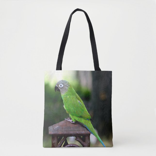Tote Bag Perrot de purée à tête cendrée (Devant)