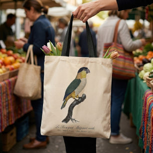 Tote Bag Perruche à tête noire mâle, Pionites melanocephalu