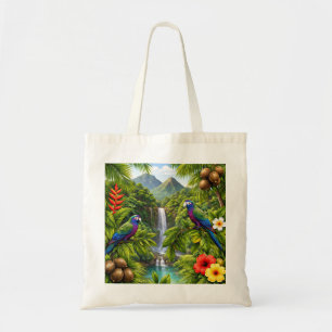 Tote Bag Perruche de la forêt tropicale de la Dominique