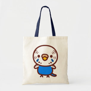 Tote Bag Perruche ondulée / femelle cobalt normal