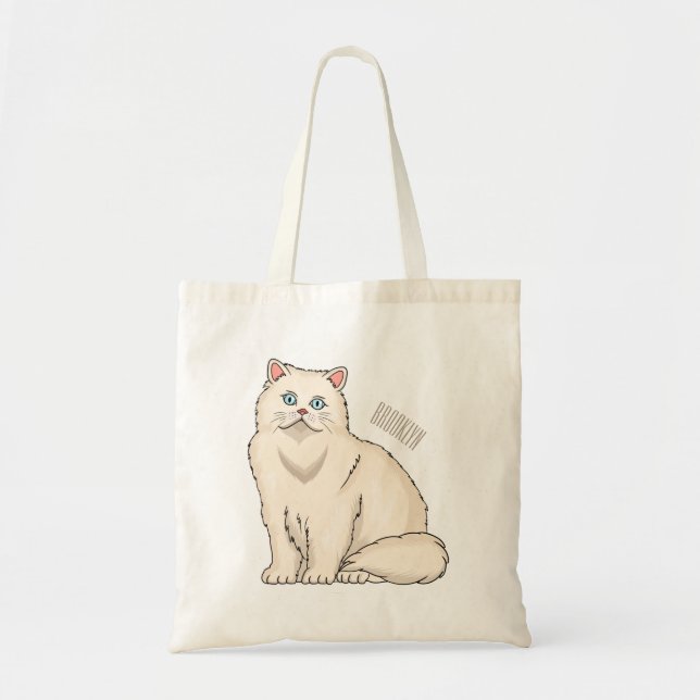 Tote Bag Persian cat (Devant)