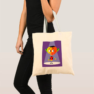 Tote Bag Personnage à tête orange