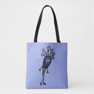 Tote Bag Personnage de dessin animé drôle de monstre