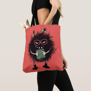 Tote Bag Personnage de l'amant du livre malin - Lecture Edg