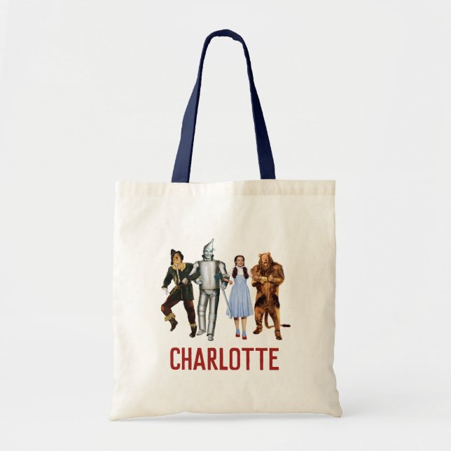 Tote Bag Personnages Classiques du Magicien d'Oz (Devant)