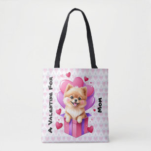 Tote Bag Personnalisable Amoureux des chiens Saint-Valentin