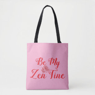 Tote Bag Personnalisable Be My Zen-Tine - Cadeau de la Sain
