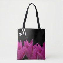 Personnalisable M monogramme rose floral tendance