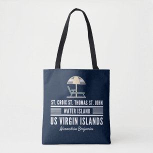 Tote Bag Personnalisation de l'USVI Caribbean Islands des