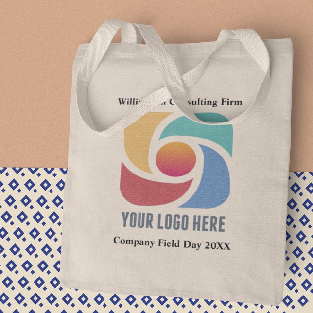 Tote Bag Personnalisé Ajouter votre logo d'entreprise Entre (Créateur téléchargé)