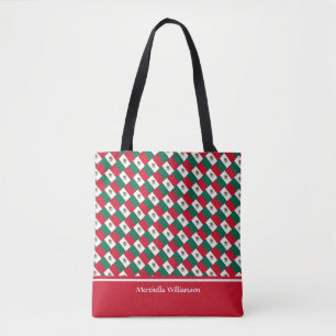 Tote Bag Personnalisé Ajouter Votre Nom MEXICO FLAG