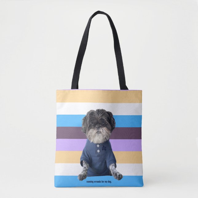 Tote Bag Personnalisé Ajouter votre propre photo texte chie (Devant)