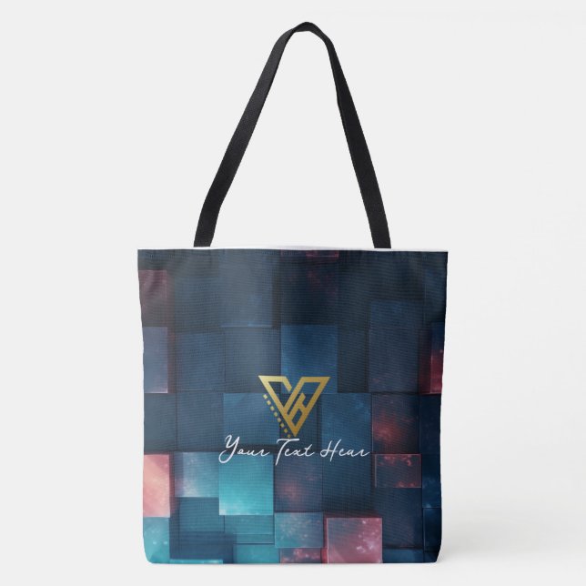 Tote Bag Personnalisé : Cosmic Quilt Personnalisé Fourre-to (Devant)