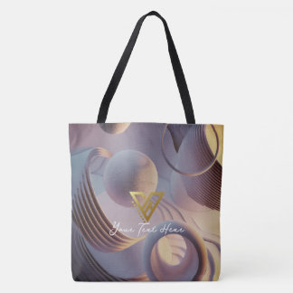 Tote Bag Personnalisé : Courbes cosmiques, Harmonie céleste