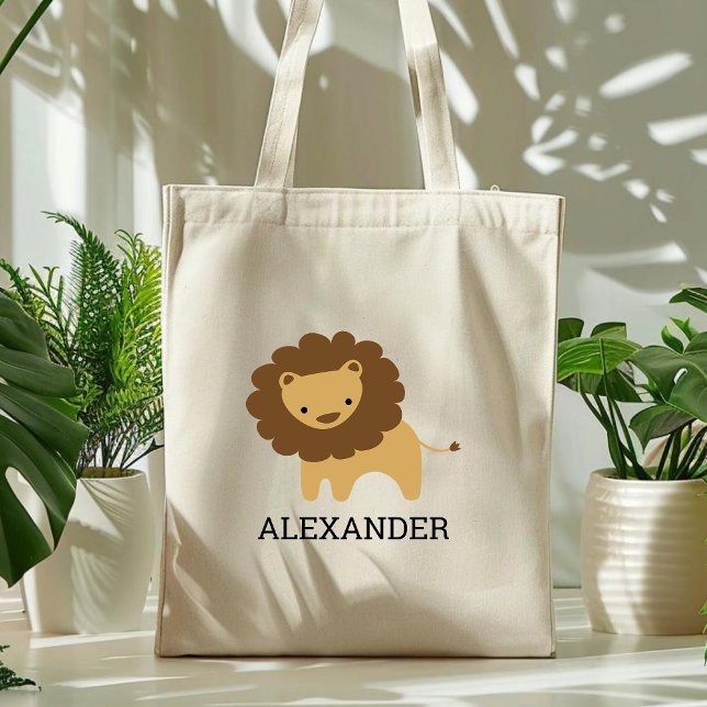 Tote Bag Personnalisé des mignons enfants Lion (Créateur téléchargé)
