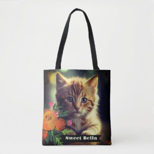 Tote Bag Personnalisé double face sur toute la photo de cha