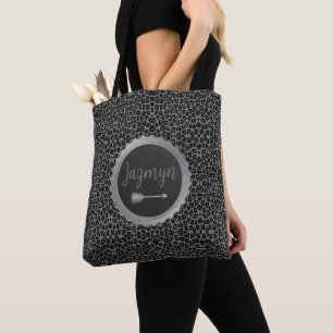 Tote Bag Personnalisé Faux Fur Leopard Fourre-tout
