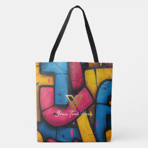 Tote Bag Personnalisé : Graffiti urbain Fourre-tout personn