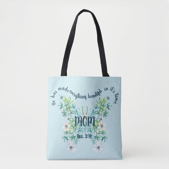 Tote Bag Personnalisé Il A Tout Rendu Beau (Devant)
