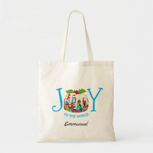 Tote Bag Personnalisé JOY TO THE WORLD Flag
