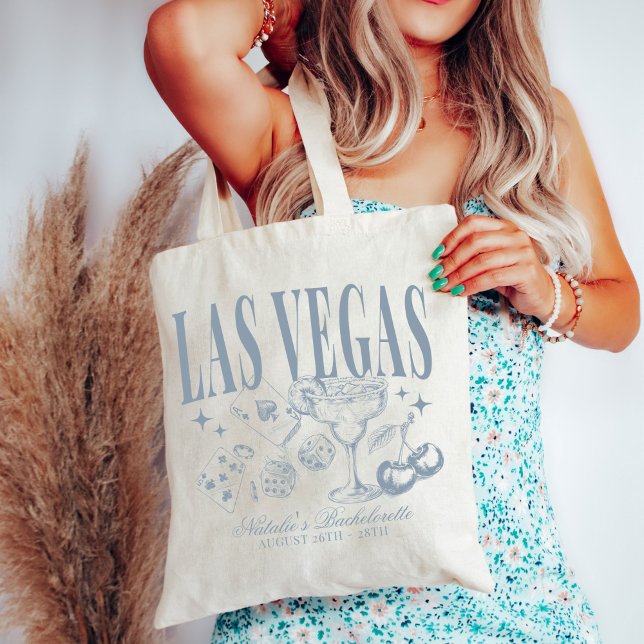 Tote Bag Personnalisé Las Vegas Bachelorette Party (Créateur téléchargé)