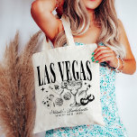 Tote Bag Personnalisé Las Vegas Bachelorette Party<br><div class="desc">Célébrez votre inoubliable soirée de bachelorette Las Vegas avec nos Sacs fourre-tout personnalisés Las Vegas Bachelorette Party. Ces sacs fourre-tout chic et élégants sont conçus pour capter l'énergie vibrante d'une bachelorette Vegas, ce qui en fait l'accessoire parfait pour votre célébration. Avec des designs retro inspirés du casino, ces sacs fourre-tout...</div>