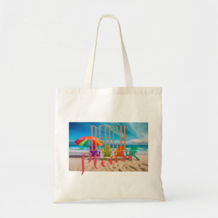 Tote Bag Personnalisé mignon plage girly S'il vous plaît