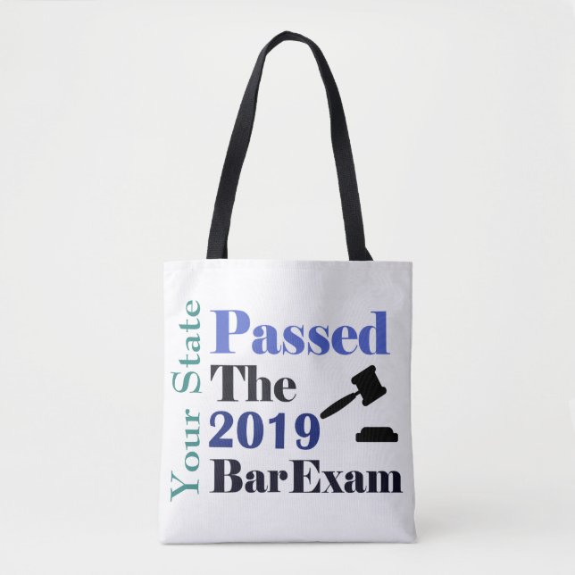 Tote Bag Personnalisé passant la barre (Devant)