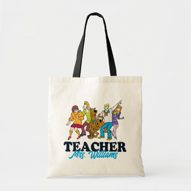 Tote Bag Personnalisé | Scooby-Doo Professeur de visage heu (Devant)