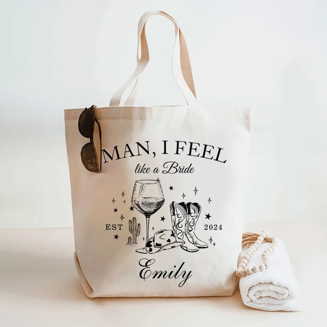 Tote Bag Personnalisé Scottsdale Bachelorette Party Homme J (Créateur téléchargé)