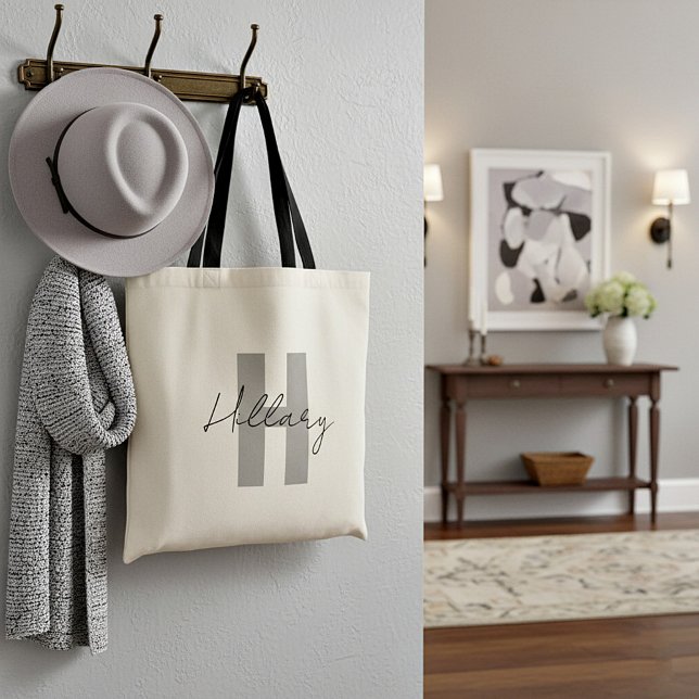 Tote Bag Personnalisé simple et moderne (Créateur téléchargé)
