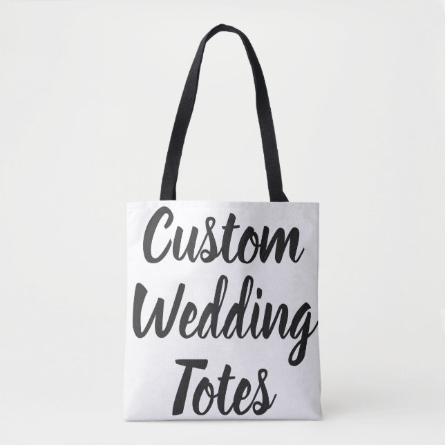 Tote Bag Personnalisé sur tout l'impression Mariage Fourre- (Devant)