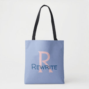 Tote Bag Personnaliser ce modèle, MONOGRAM, FAMILLE, NOM,