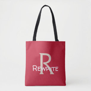 Tote Bag Personnaliser ce modèle, MONOGRAM, FAMILLE, NOM,