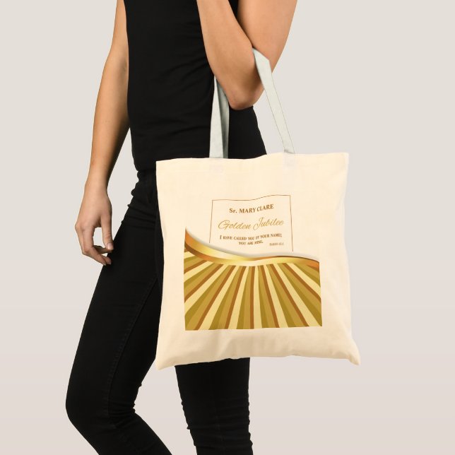 Tote Bag Personnaliser, Jubilé d'or de la vie religieuse, (Devant (produit))