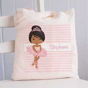 Tote Bag Personnaliser la ballerine multiculturelle à deux