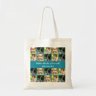 Tote Bag Personnaliser le collage photo et le texte