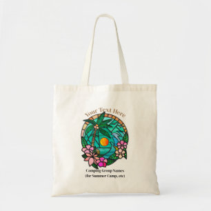 Tote Bag Personnaliser le coucher de soleil sur un océan av