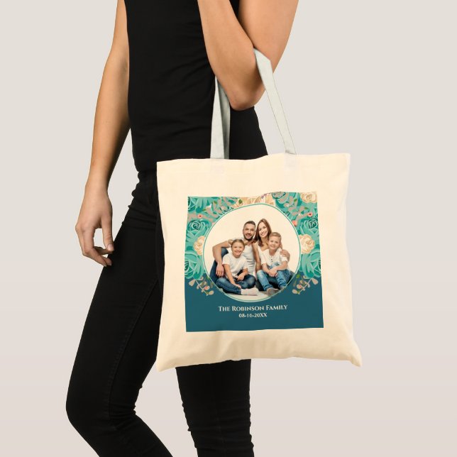 Tote Bag Personnaliser le maintien de la famille de photos  (Devant (produit))