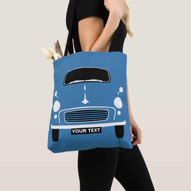 Tote Bag Personnaliser Personnaliser Blue Morris Mineure Po (De près)